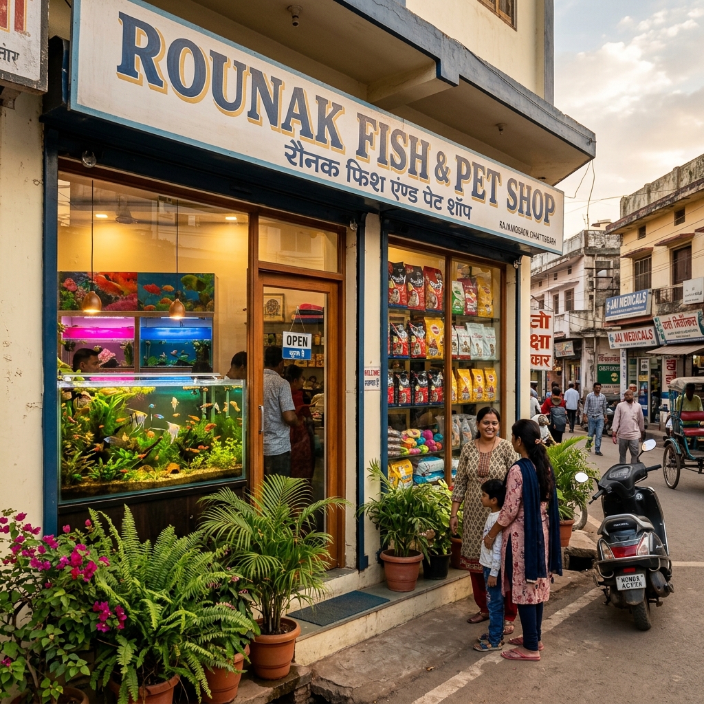 Rounak Fish & Pet Shop storefront